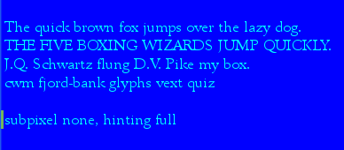 No hinting