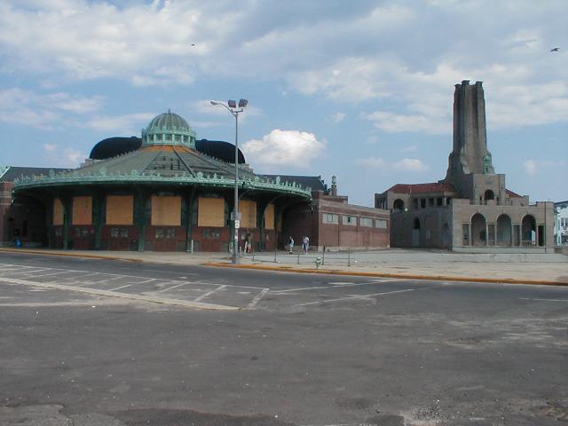 Asbury Park - Carousel and water plant